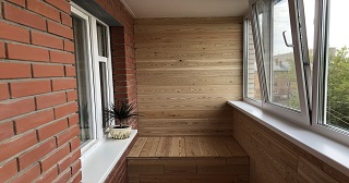 Отделка, остекление, утепление балконов в Кузнецке от 206 руб. м/2.