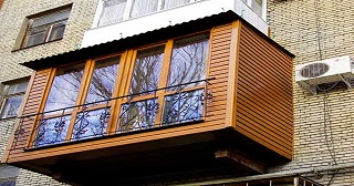 Внешняя отделка балкона Кузнецк цена от 1029 руб. м/2.